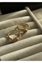 Heliophilia Silver Anillo de Latón Rojo con Revestimiento de Laca